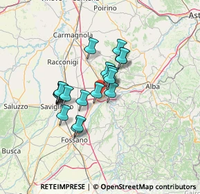 Mappa Via Carlo Cattaneo, 12062 Cherasco CN, Italia (10.0475)