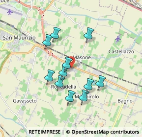 Mappa Via Lelio E Fausto Socini, 42122 Masone RE, Italia (1.57727)