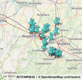 Mappa Via Lelio E Fausto Socini, 42122 Masone RE, Italia (10.73263)