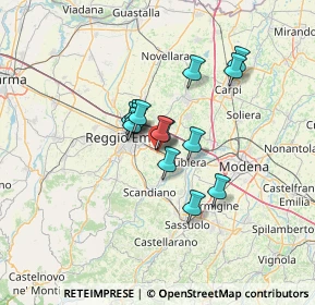 Mappa Via Lelio E Fausto Socini, 42122 Masone RE, Italia (9.24857)