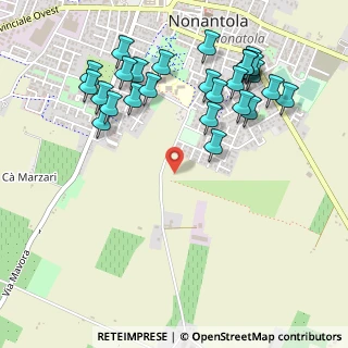 Mappa Via Masetto, 41015 Nonantola MO, Italia (0.58889)