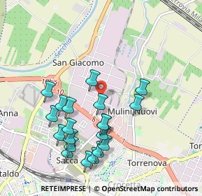Mappa Via Jugoslavia, 41122 Modena MO, Italia (1.005)