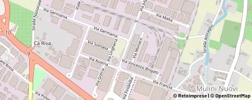 Mappa Módena
