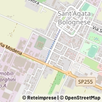 মানচিত্র Sant'Agata Bolognese