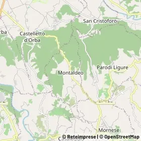 Mappa Montaldeo