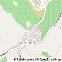 Mapa Verduno