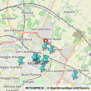 Mappa Viale del Mercato, 41122 Modena MO, Italia (2.08818)
