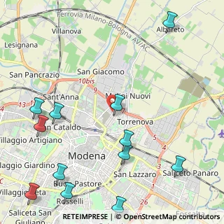 Mappa Viale del Mercato, 41122 Modena MO, Italia (3.02167)