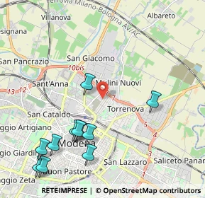 Mappa Viale del Mercato, 41122 Modena MO, Italia (2.49455)