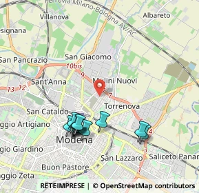 Mappa Viale del Mercato, 41122 Modena MO, Italia (1.9675)