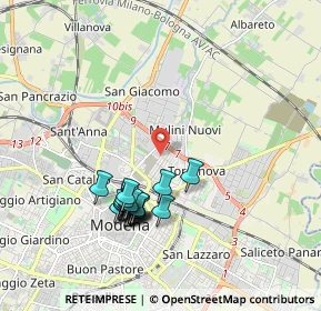 Mappa Viale del Mercato, 41122 Modena MO, Italia (1.816)