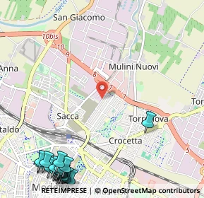 Mappa Viale del Mercato, 41122 Modena MO, Italia (1.7965)