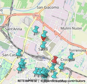 Mappa Via Gian Battista Bodoni, 41122 Modena MO, Italia (1.4305)