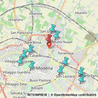 Mappa Via Canaletto Sud, 41122 Modena MO, Italia (2.29091)