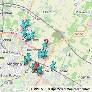 Mappa Via Argentina, 41122 Modena MO, Italia (2.207)