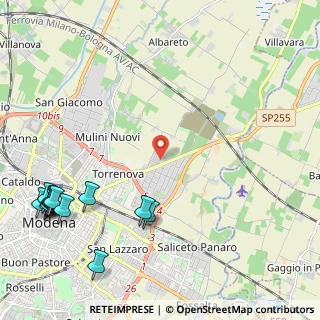 Mappa Via Argentina, 41122 Modena MO, Italia (3.19923)