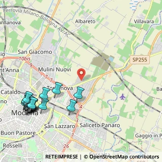 Mappa Via Argentina, 41122 Modena MO, Italia (3.0255)