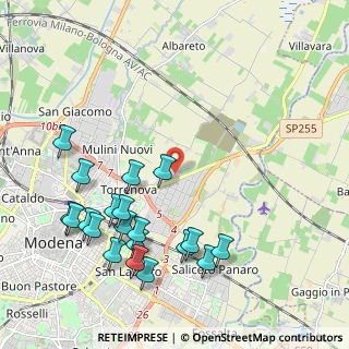 Mappa Via Argentina, 41122 Modena MO, Italia (2.4275)