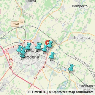 Mappa Via Argentina, 41122 Modena MO, Italia (3.53)