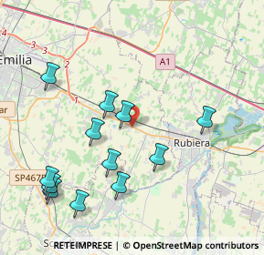 Mappa Via Franz Kafka, 42122 Bagno RE, Italia (4.37083)