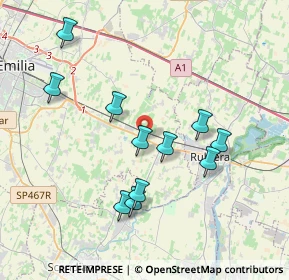 Mappa Via Franz Kafka, 42122 Bagno RE, Italia (3.68455)