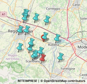 Mappa Via Franz Kafka, 42122 Bagno RE, Italia (7.43176)
