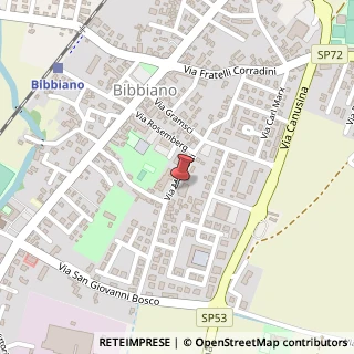 Mappa Via G. Matteotti, 35, 42021 Bibbiano, Reggio nell'Emilia (Emilia Romagna)