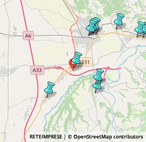 Mappa Via Divisione Cuneense, 12062 Cherasco CN, Italia (4.98727)