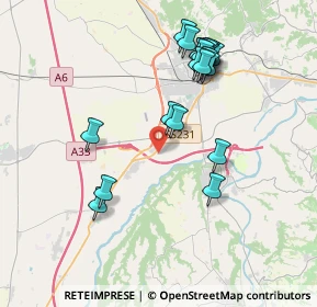 Mappa Via Divisione Cuneense, 12062 Cherasco CN, Italia (3.8825)