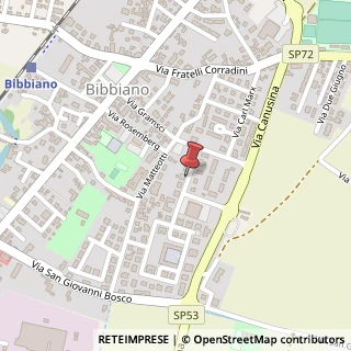 Mappa Via R. Morandi, 8, 42021 Bibbiano, Reggio nell'Emilia (Emilia Romagna)