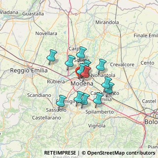 Mappa Via Cesare Razzaboni, 41122 Modena MO, Italia (9.035)