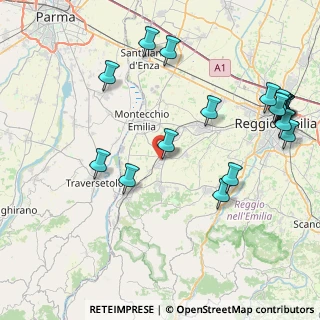 Mappa Via Don Pasquino Borghi, 42021 Bibbiano RE, Italia (10.5905)