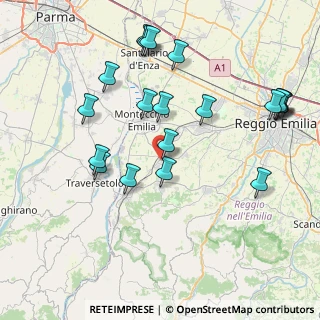 Mappa Via Don Pasquino Borghi, 42021 Bibbiano RE, Italia (8.8675)