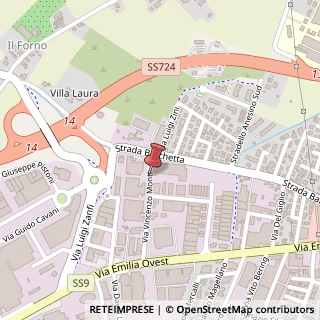 Mappa Via Vincenzo Monti, 103/A, 41123 Modena, Modena (Emilia Romagna)