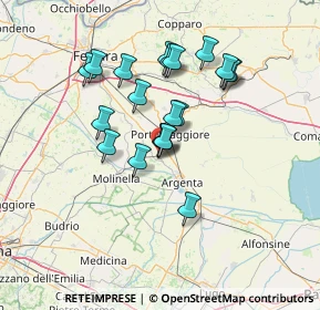 Mappa Via Pio La Torre, 44011 Portomaggiore FE, Italia (11.8695)