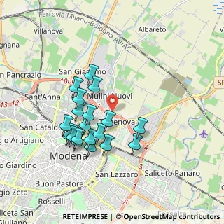Mappa Via Rovatti, 41122 Modena MO, Italia (1.68)