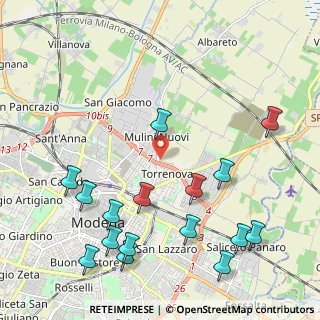 Mappa Via Rovatti, 41122 Modena MO, Italia (2.63313)