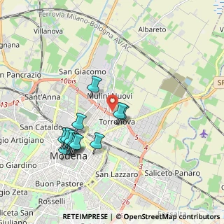 Mappa Via Rovatti, 41122 Modena MO, Italia (1.91154)