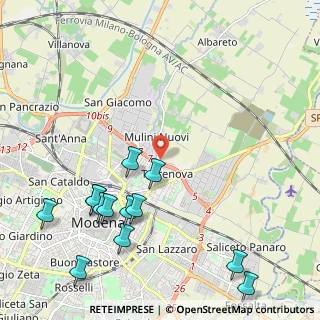 Mappa Via Rovatti, 41122 Modena MO, Italia (2.67)