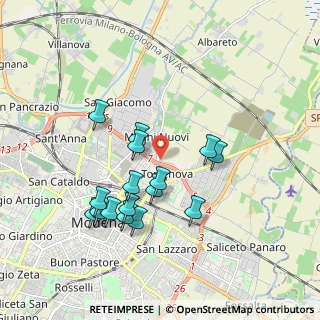 Mappa Via Rovatti, 41122 Modena MO, Italia (1.77438)