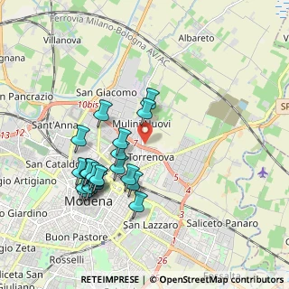 Mappa Via Rovatti, 41122 Modena MO, Italia (1.862)