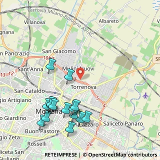 Mappa Via Rovatti, 41122 Modena MO, Italia (2.415)