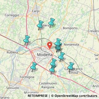Mappa Via Rovatti, 41122 Modena MO, Italia (6.69636)