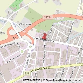 Mappa Via Vincenzo Monti, 115/A, 41123 Modena, Modena (Emilia Romagna)
