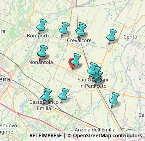 Mappa Corso Pietrobuoni, 40019 Sant'Agata Bolognese BO, Italia (7.14412)