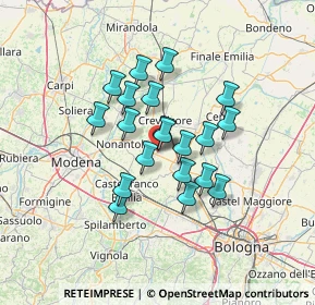 Mappa Corso Pietrobuoni, 40019 Sant'Agata Bolognese BO, Italia (10.372)