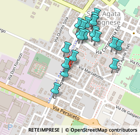 Mappa Corso Pietrobuoni, 40019 Sant'Agata Bolognese BO, Italia (0.223)