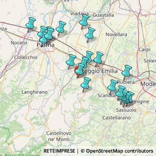 Mappa Via S. Michele, 42021 Bibbiano RE, Italia (16.7585)