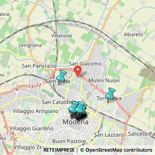 Mappa Sant'Anna, 41122 Modena MO, Italia (2.274)