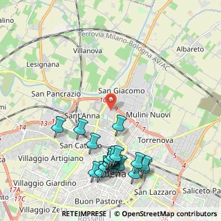 Mappa Sant'Anna, 41122 Modena MO, Italia (2.4645)